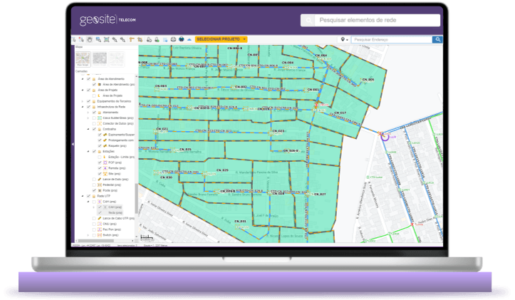 Cobertura Geosite Telecom
